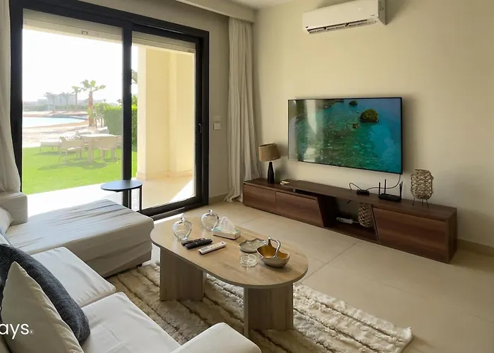 Appartement Ollystays Shedwan Lagoon & Pool View 2br! Near Abutig Marina Hurghada